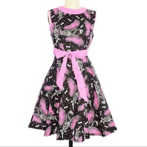 Too Fast Nancy Flamingo Dress